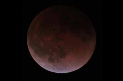 Lunar Eclipse Before and After Processing