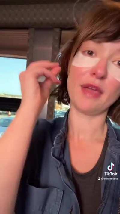 Milana does a tiktok