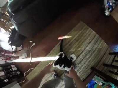 After coming home from work.