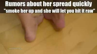 she used to be a good student... then they took advantage of her innocence