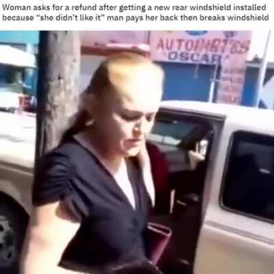 Smashing display of customer service.