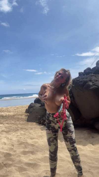 Describe my boobs in one word. Don't be mean please 🥺