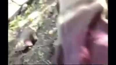 Chinese volunteer shows wounds sustained fighting for Russia