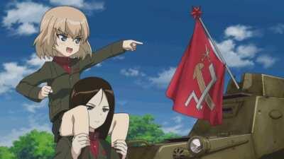 Katyusha, but with clarinets! Conducted by Katyusha.