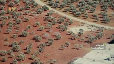 NLF assault on al-Nayrab, Idlib with CQB GoPro and drone footage, ACV-15/T-72 fight. 20th of February, 2020.