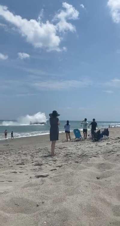 I really thought it was going to hit those people, too.