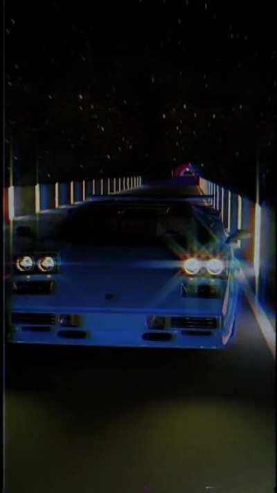 my first attempt at an outrun animation!