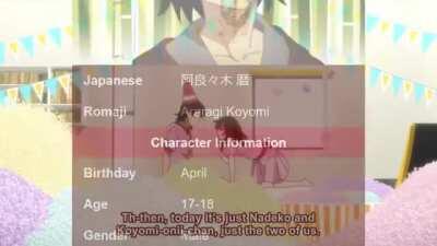 Just a regular Monogatari moment I promise