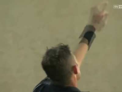 Faf du Plessis couldn’t hit it any straighter