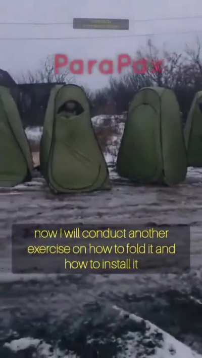 Russian assault tents have just hit the Ukrainian front, defeating thermals once and for all!