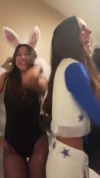 Playboy bunny and friends