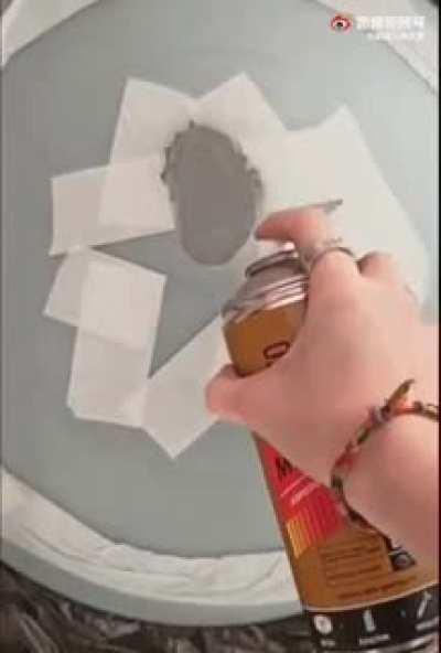 To make a lamp inspired on the Captain American shield
