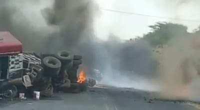 How could you not see that accident scene?