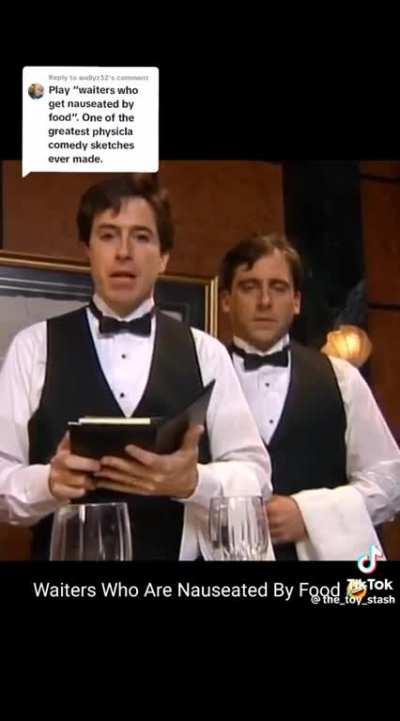 Waiters who are nauseated by food