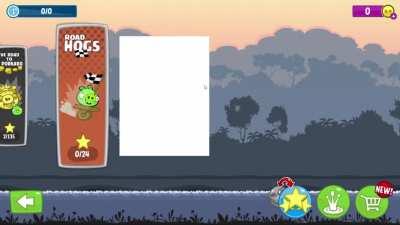 my favorite bad piggies level, white square