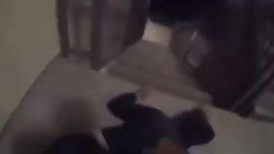 Cop breaks woman's nose after she calls 911 to report her boyfriend attacked her because he's angry she wants to call her mother before giving a statement.