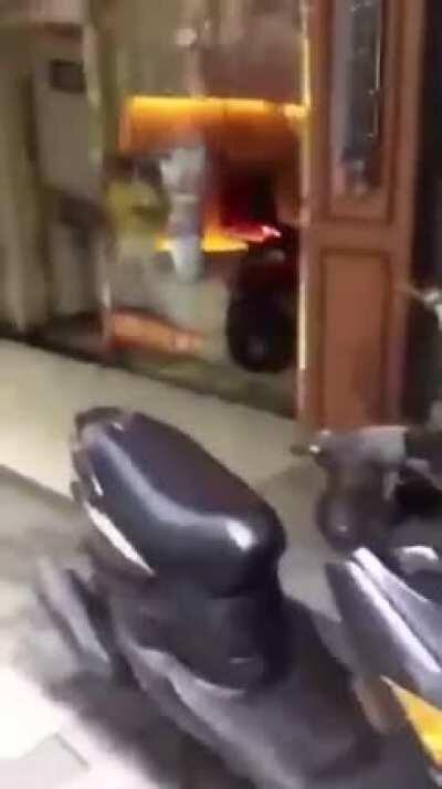 There goes the window