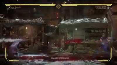 When both AI are set to Hard Zoners 🙄