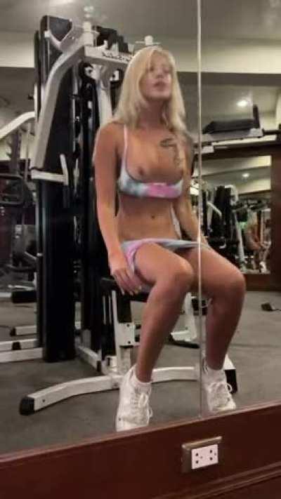 Feeling so naughty during training