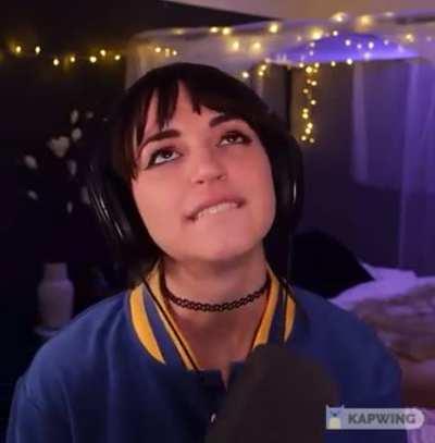 A clip I made from one of Gibi’s recent answering personal Q’s vid. 🤤