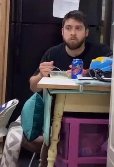 Man thinks he's in trouble when wife calls him by his name.