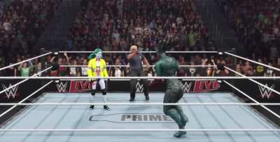 Just randomly yeet a DEMON FROM HELL because that’s what a G O A T does.