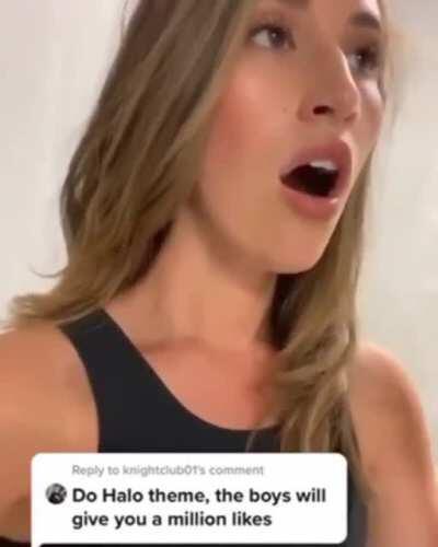 Singing the Halo theme