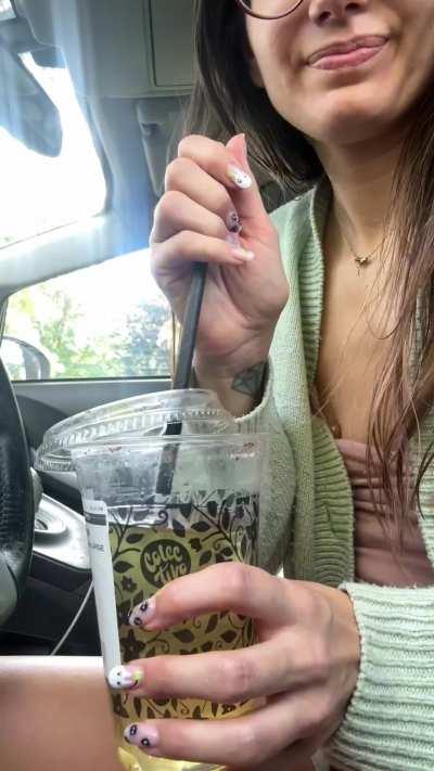 I was extra thirsty this morning