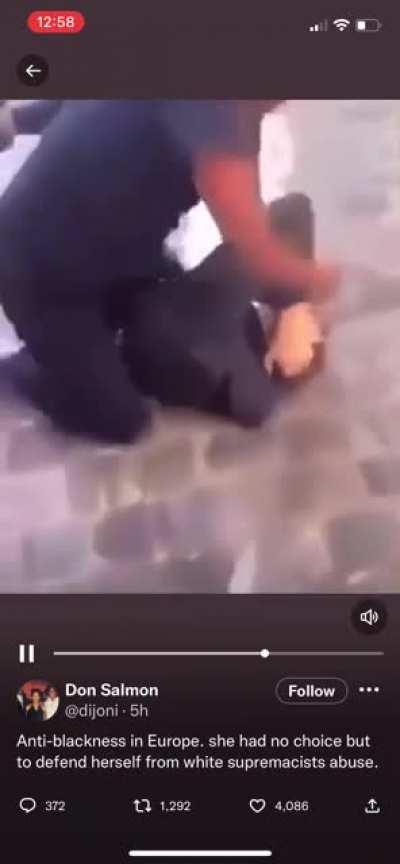 Dude starts fight with chick and gets dominated