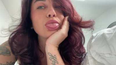 sucking him off while he plays video games ?