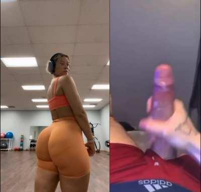 This is what her step dad would do everytime his daughter updated him on her gym progress