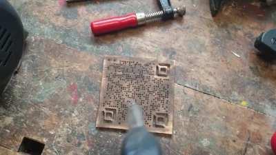 Spend three goddamn days to make a QR-code