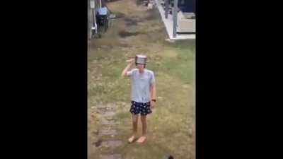 “why you got a pan out there?”