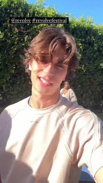 Gabi’s Day 2 Revolve Coachella fit 🍒🍒🍒(Josh’s IG story)