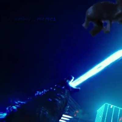 ( !spoiler! é assim que o Kong vai derrotar o Godzilla no filme ) KONGO FLIP
