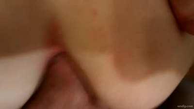 Amateur babe gets her butt fucked and creamed