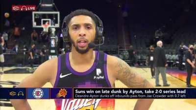 [Highlight] Cam Payne on Booker's screen on the final play: 