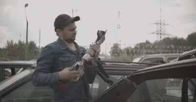 Russian Gunpowder Powered Jaws of Life