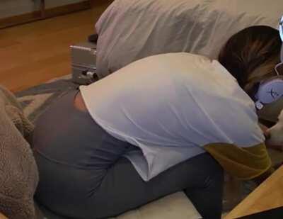 Rae bending over pt 2