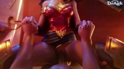 Wonder Woman DC 3D porn