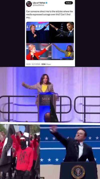 Os vídeos das imagens usadas de forma desonesta pela extrema direita comparados ao gesto obviamente nazista de Elon Musk