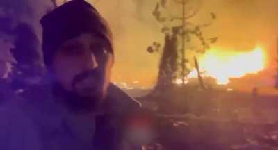 In Melitopol, the Rashist base was destroyed. Possibly by HIMARS.