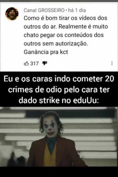 Pra quem n sabe foi esse corno q deu strike no Games EduUu