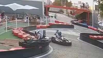 Idiots in karts
