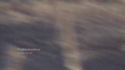 Separatist armored assault fails miserably when they're confronted by a Ukrainian tank in Luhansk Oblast, Ukraine (2014)