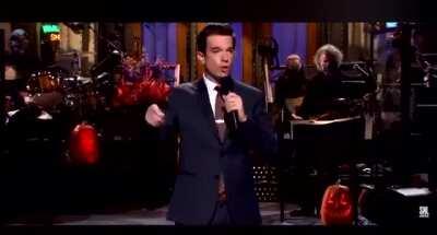 did not expect that john mulaney would deliver one of the more subversive takes on the 2020 election in an snl monologue