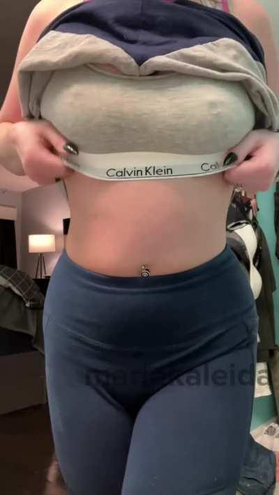 The mommy milkers I’m hiding under my gym clothes 😉