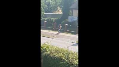 If you won't pilot the hoverboard, Rei will do it!