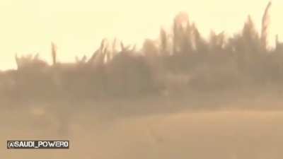 sniper From the Yemeni army targeting the Houthis in Yemen - I think Marib 2020