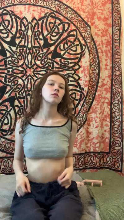 This redhead is always ready to play